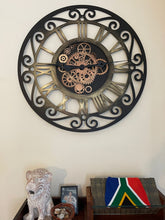 Load image into Gallery viewer, Roman Gear Clock - periwinkle-laser