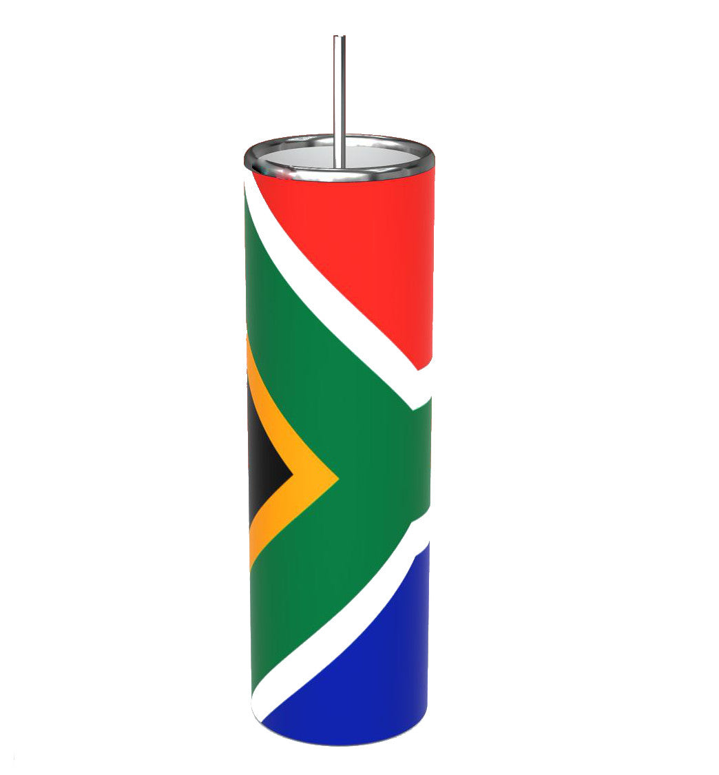 20oz Skinny Proudly South Africa print Tumbler