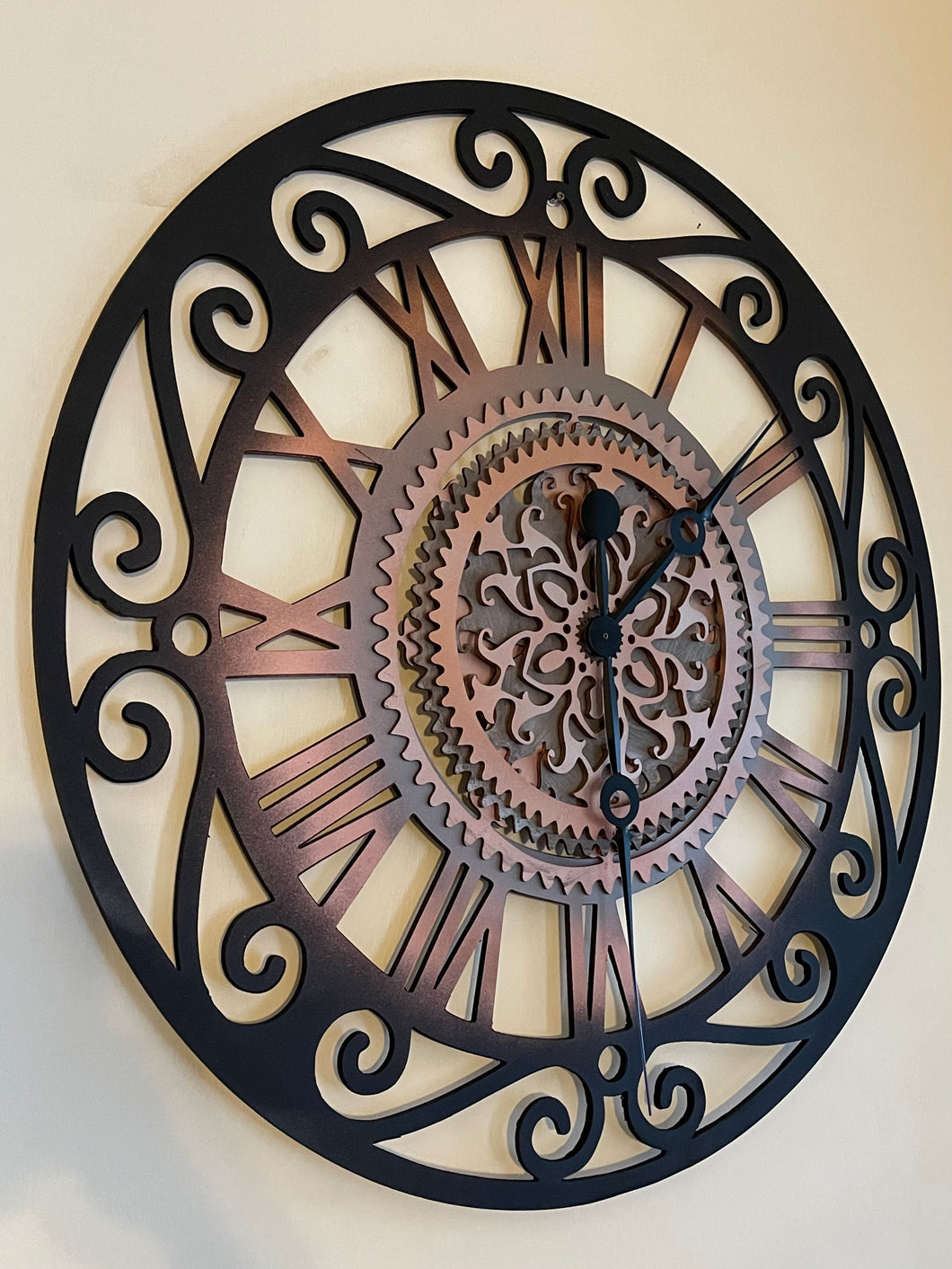 Roman Mandala Gear Clock