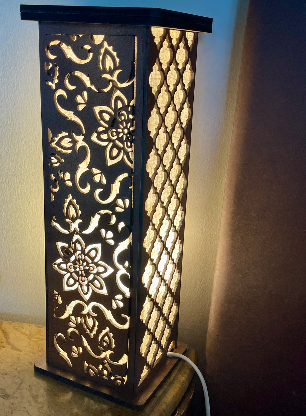 Beautiful Lamp with Mandala pattern