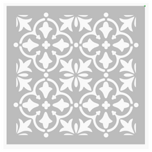 Load image into Gallery viewer, Beautiful Flower Tile Stencil 1

